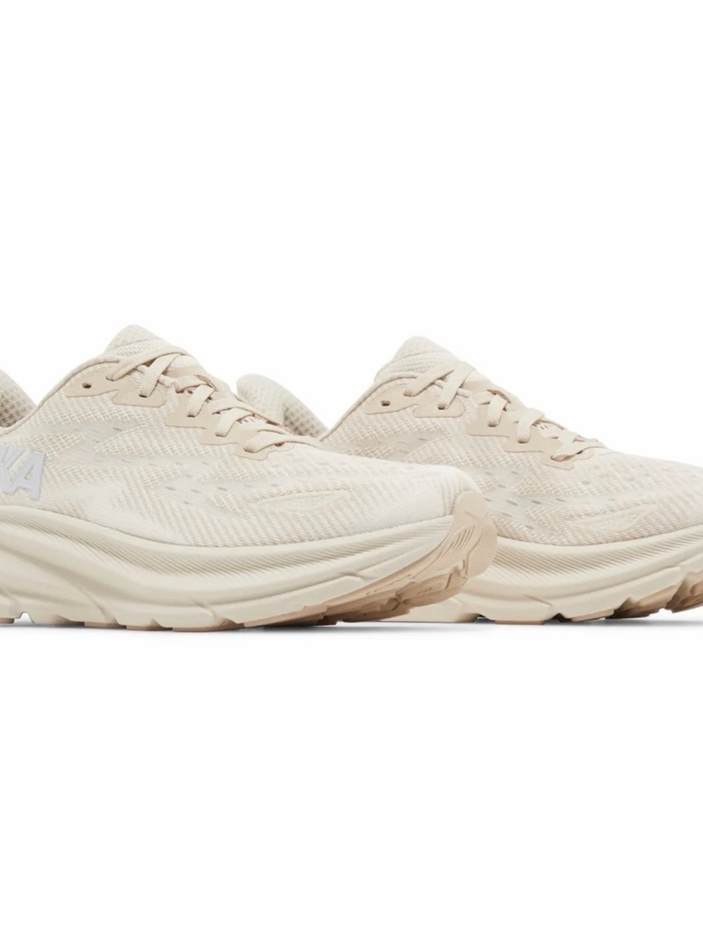 Hoka One One Women's Cream Running Sneakers men’s size 10